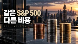 VOO IVV SPYM: 같은 S&P 500 다른 비용